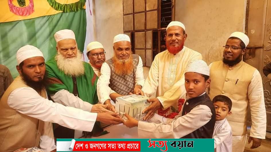 নকলায় জালালপুর মাদরাসার শিক্ষার্থীদের মাঝে বার্ষিক ফলাফল ও পুরষ্কার বিতরণ-সত্যবয়ান