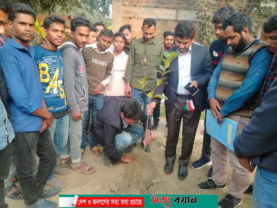 নকলায় প্রতিষ্ঠাবার্ষিকী উপলক্ষে ছাত্রলীগের বৃক্ষরোপণ-সত্যবয়ান