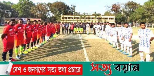নকলায় মেয়র কাপ ফুটবল টুর্নামেন্ট’র বর্ণাঢ্য উদ্বোধন||সত্যবয়ান