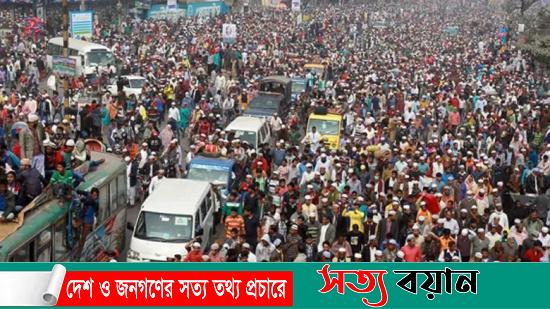 দেশের মোট জনসংখ্যা ১৬ কোটি ৫১ লাখ ৫৮ হাজার||সত্যবয়ান