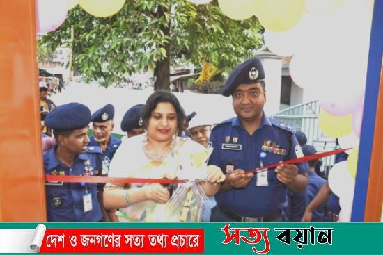 শেরপুর সদর ট্রাফিকের দৃষ্টিনন্দন ট্রাফিক পুলিশ বক্স উদ্বোধন