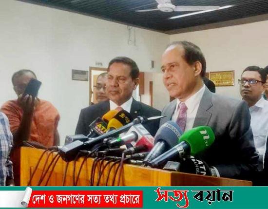 নির্ধারিত পদ্ধতি ও সময়ের মধ্যেই নির্বাচন : সিইসি