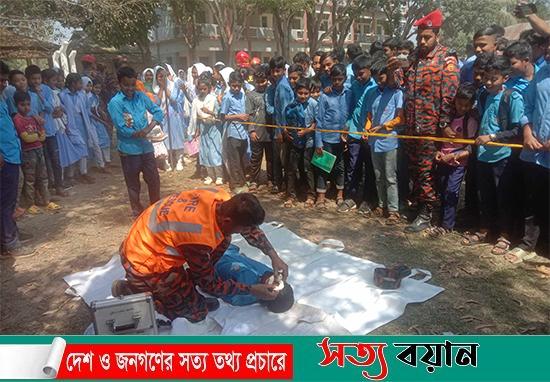 ঝিনাইগাতীতে জাতীয় দুর্যোগ প্রস্তুতি দিবস পালিত