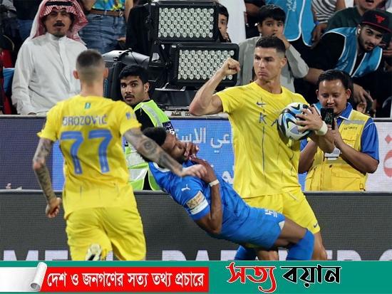 দুই ম্যাচ নিষিদ্ধ হচ্ছেন রোনালদো