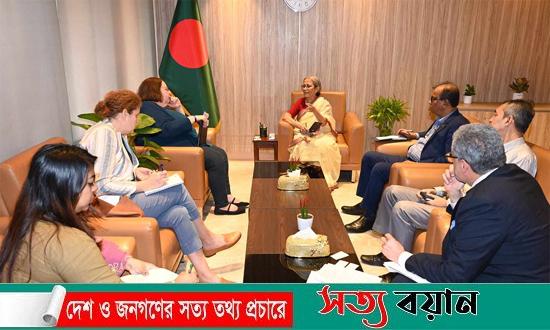 মৎস্য ও প্রাণিসম্পদ উপদেষ্টা ফরিদা আখতারের সঙ্গে সৌজন্য সাক্ষাৎ করেছেন চার্জ দ্য অ্যাফেয়ার্স