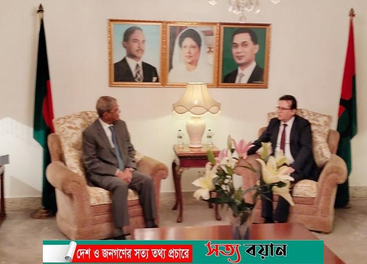 বিএনপির মহাসচিব মির্জা ফখরুলের সাথে তুরস্কের রাষ্ট্রদূত রামিস সেনের সৌজন্য সাক্ষাৎ