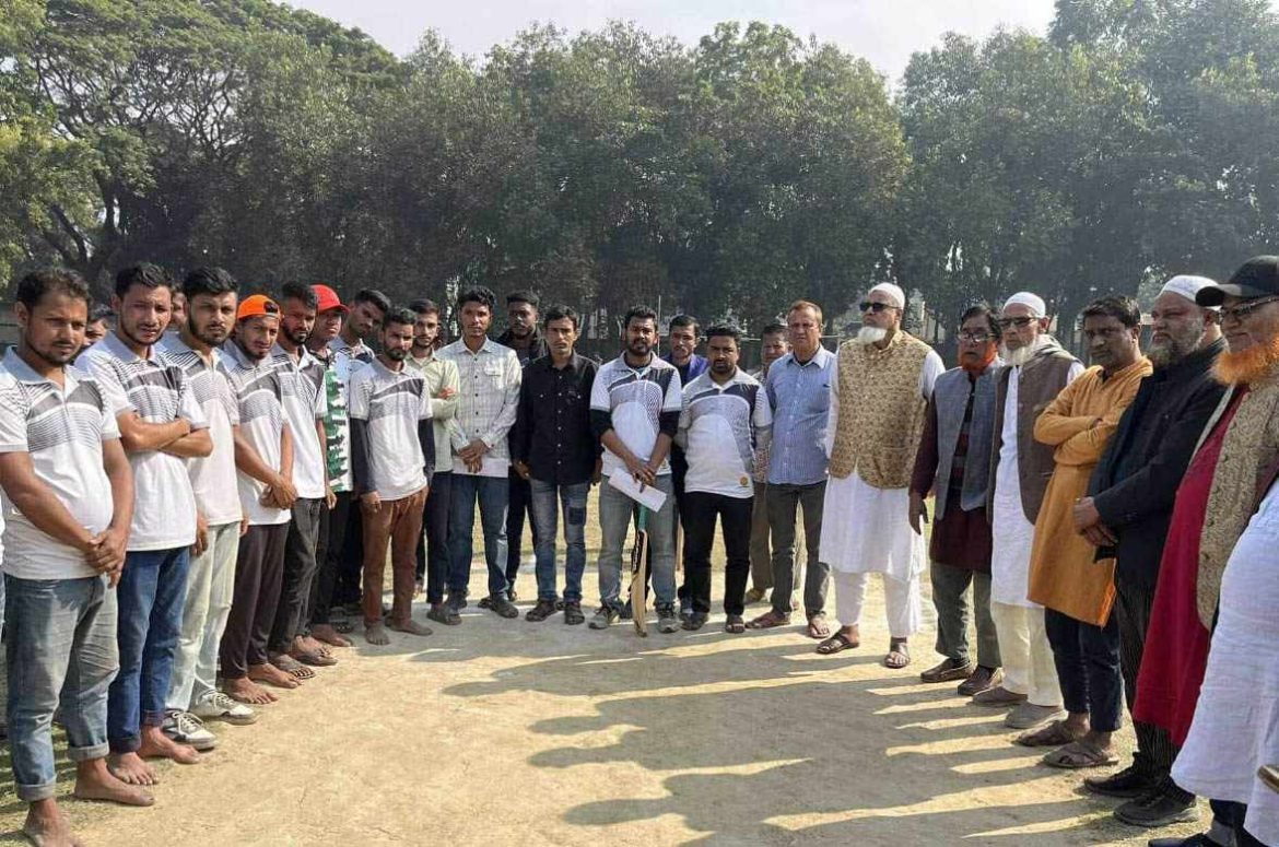 নকলায় জাহেদ আলী চৌধুরী স্মৃতি ক্রিকেট টুর্নামেন্ট’র উদ্বোধন