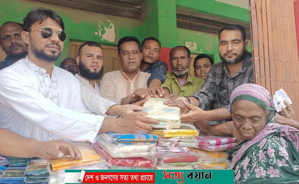 ৩নং বাজিতখিলা ইউনিয়নে হতদরিদ্র ও অসহায় পরিবারের মাঝে ঈদ উপহার বিতরণ