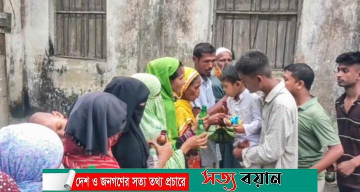 শ্রীবরদীতে ৪ বছরের শিশুর ঝাড় ফুঁকের পানি নিতে হাজারো মানুষের ভিড়