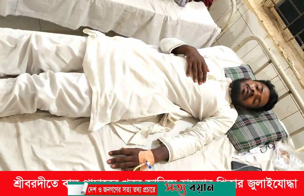 শ্রীবরদীতে বালু পাচারের খবর জানিয়ে হামলার শিকার জুলাইযোদ্ধা