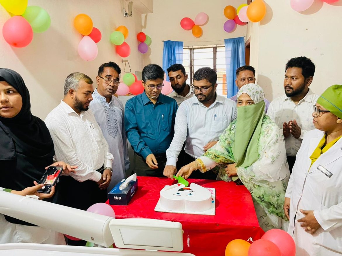 শ্রীবরদী স্বাস্থ্য কমপ্লেক্সে ডেন্টাল ইউনিটের উদ্বোধন
