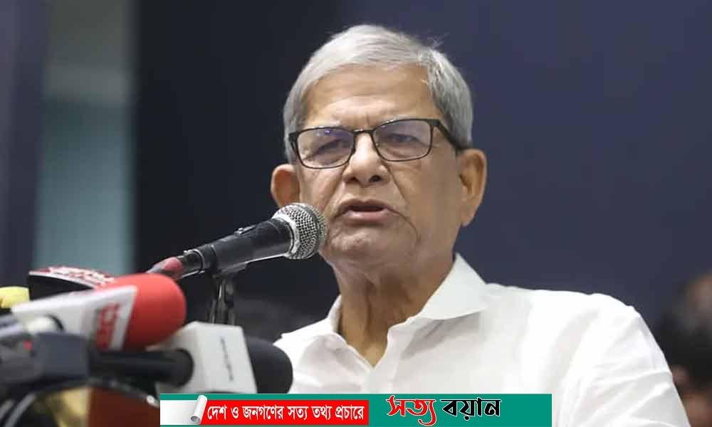 গণতন্ত্র পুনরুদ্ধারে সবাইকে নির্বাচনে অংশ নেওয়ার আহ্বান ফখরুলের