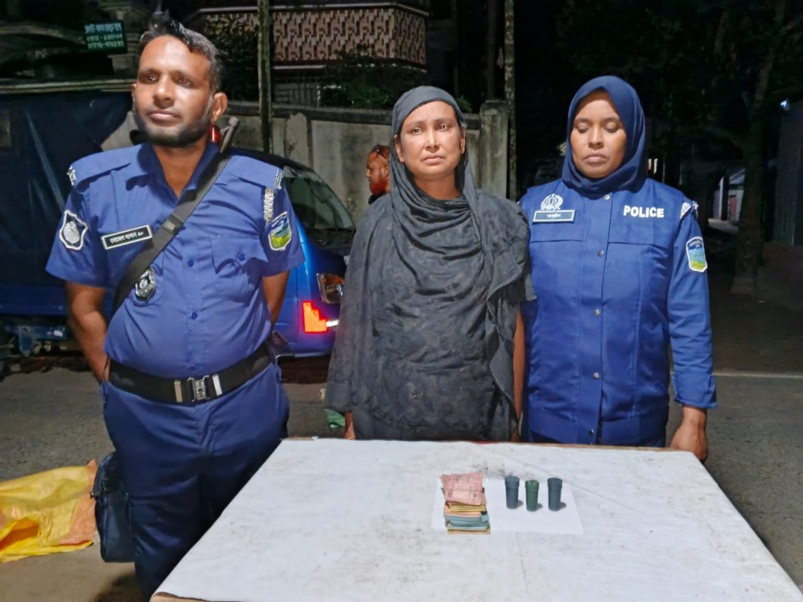 শ্রীবরদীতে যৌথ বাহিনীর পৃথক অভিযানে হেরোইন সহ নারী মাদক ব্যবসায়ী গ্রেফতার