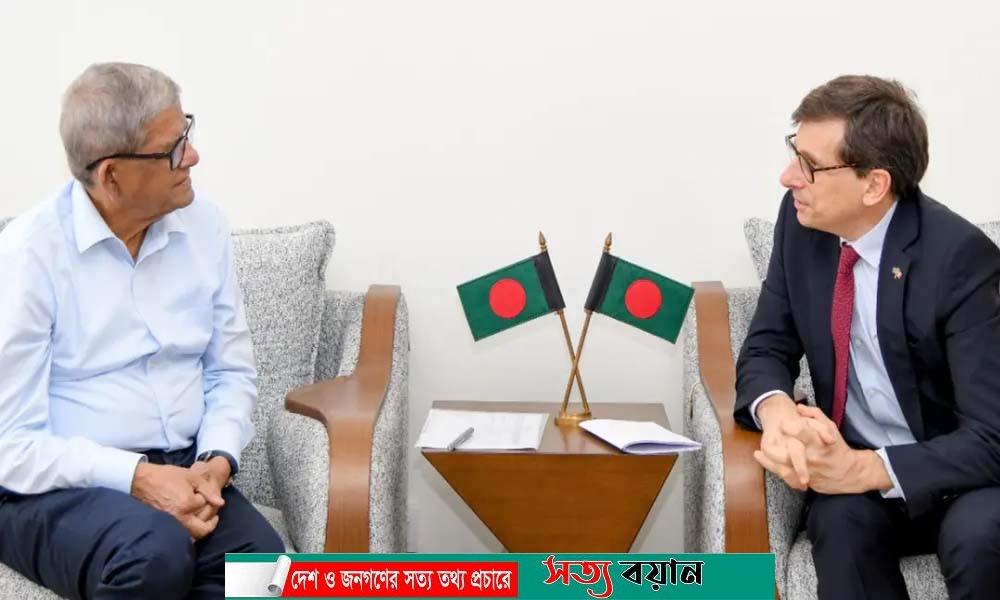স্থানীয় সরকার মন্ত্রীর সঙ্গে ফ্রান্সের রাষ্ট্রদূতের সাক্ষাৎ
